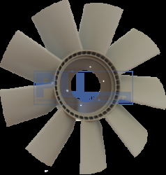 крыльчатка вентилятора со ступицей (d710) 21-080